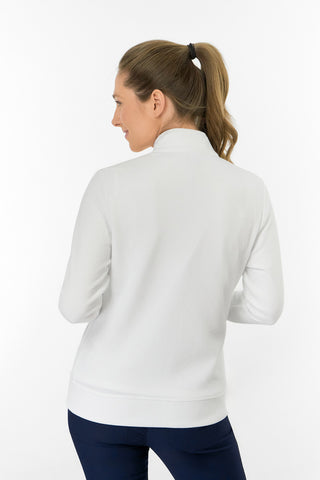 Priya Ladies Summer Golf Jacket - White