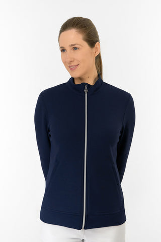 Priya Ladies Summer Golf Jacket - Navy