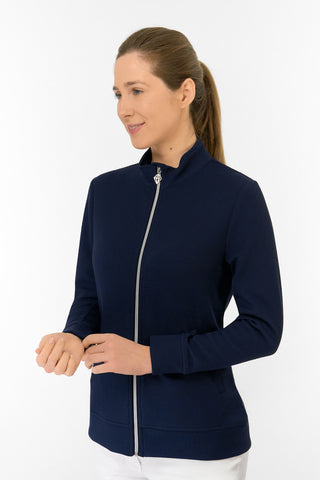 Priya Ladies Summer Golf Jacket - Navy