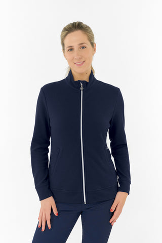 Priya Ladies Summer Golf Jacket - Navy