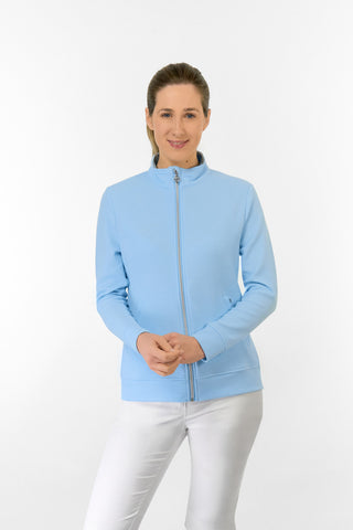 Priya Ladies Summer Golf Jacket - Pale Blue