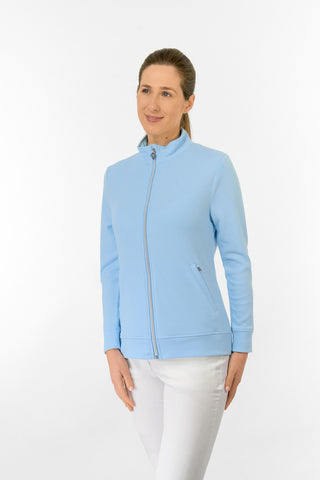 Priya Ladies Summer Golf Jacket - Pale Blue