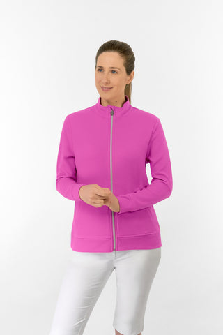 Priya Ladies Summer Golf Jacket - Azalea Pink