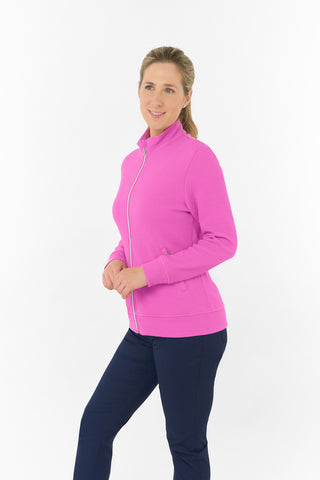 Priya Ladies Summer Golf Jacket - Azalea Pink