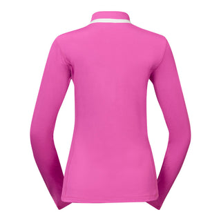 Pure Golf Ladies Mist Full Zip Mid Layer - Azalea