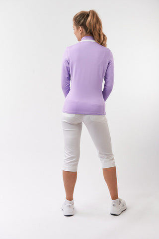 Pure Golf Ladies Mist Full Zipped Mid Layer - Lilac