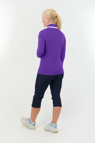 Pure Golf Mist Ladies Golf Jacket / Mid Layer - Purple