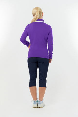 Pure Golf Mist Ladies Golf Jacket / Mid Layer - Purple