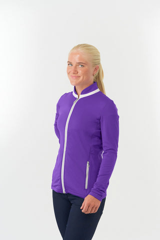 Pure Golf Mist Ladies Golf Jacket / Mid Layer - Purple