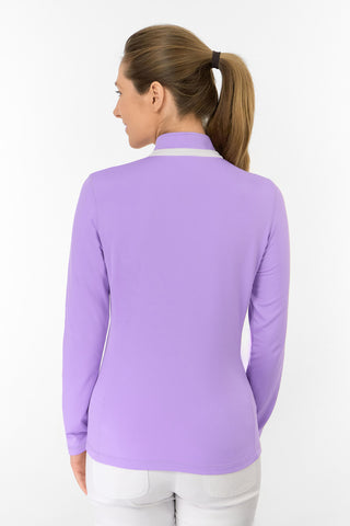Mist2 Ladies Golf Full Zipped Mid Layer - Lilac