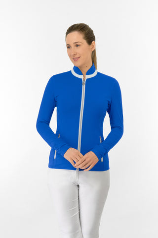 Mist2 Ladies Golf Full Zipped Mid Layer - Royal Blue