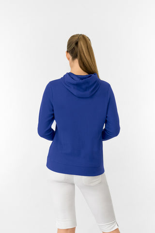 Priya Lightweight Summer Golf Hoodie - Yale Navy