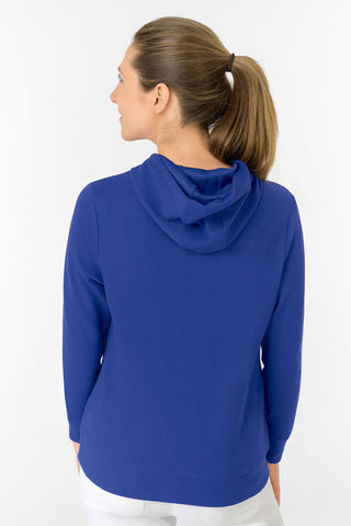 Priya Lightweight Summer Golf Hoodie - Yale Navy
