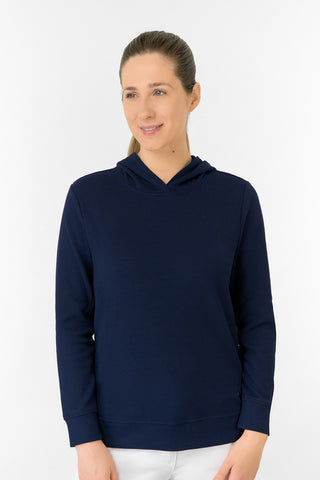 Priya Lightweight Summer Golf Hoodie - Navy
