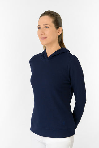 Priya Lightweight Summer Golf Hoodie - Navy