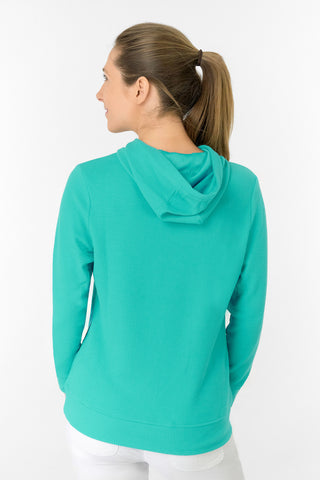 Priya Lightweight Summer Golf Hoodie - Ocean