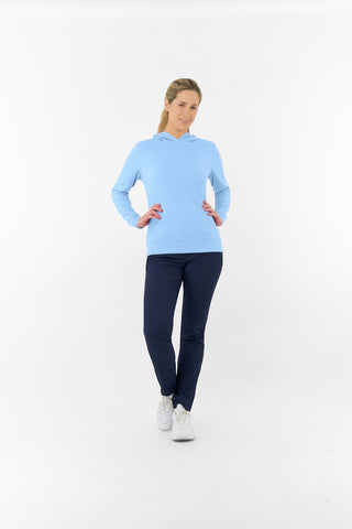 Priya Lightweight Summer Golf Hoodie - Pale Blue