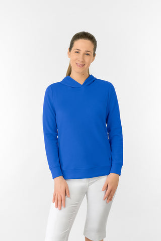 Priya Lightweight Summer Golf Hoodie - Royal Blue