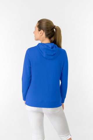 Priya Lightweight Summer Golf Hoodie - Royal Blue