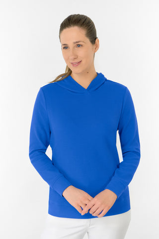 Priya Lightweight Summer Golf Hoodie - Royal Blue