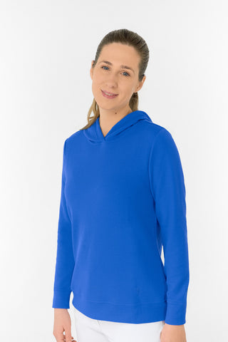 Priya Lightweight Summer Golf Hoodie - Royal Blue
