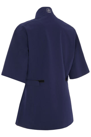 Darcey Half Sleeve Waterproof Jacket (Navy/Silver)