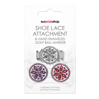 Shoe Lace And Golf Ball Marker Attachment