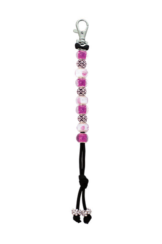 Beaded Crystal Golf Score Counter - Pink