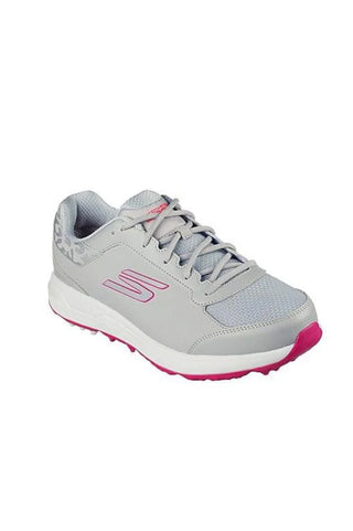 Skechers Go Golf Prime Ladies Golf Shoes- Grey/Pink