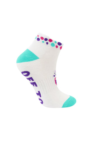 3 Pair Pack Assorted Boozy Themed Ladies Golf Socks