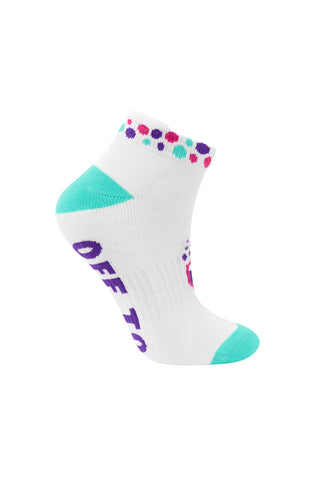 Pair Of Get Me To The 19th Ladies Golf Ankle Socks