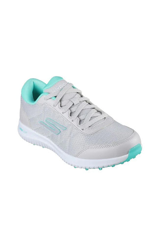 Skechers Go Golf Max Fairway 4 Lightweight Ladies Golf Shoes- Grey/Turquoise