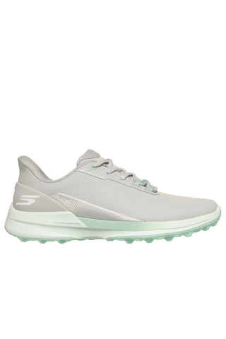 Skechers Slip-ins Waterproof Pure SI Ladies Golf Shoes - Light Grey & Aqua