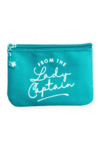 From the Lady Captain Coin Purse - Aqua