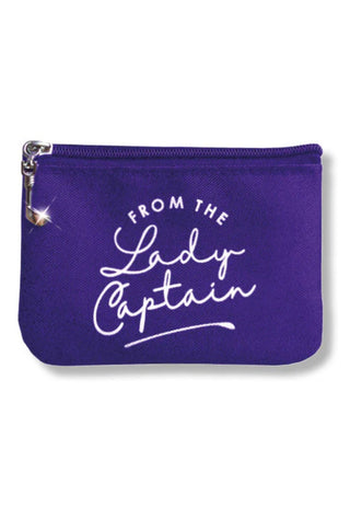 From the Lady Captain Coin Purse - Purple