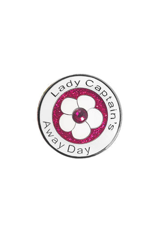 Lady Captain's Away Day Swarovski Crystal Ball Marker - Cerise