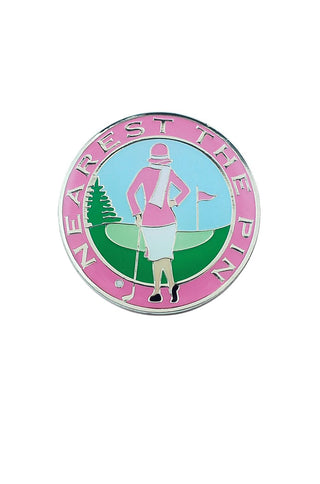 Classic lady Nearest the Pin Golf Ball Marker