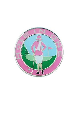 Nearest The Pin Golf Ball Marker and Visor Clip in Presentation Gift Box - Classic Lady