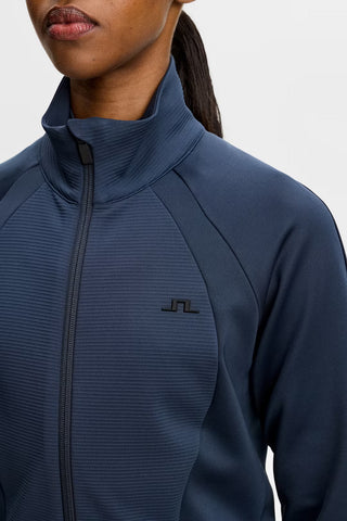 Mireya Full Zip Mid Layer - JL Navy