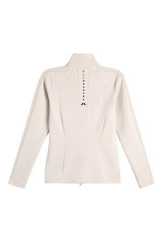 Mireya Full Zip Mid Layer - Moonbeam