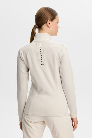 Mireya Full Zip Mid Layer - Moonbeam