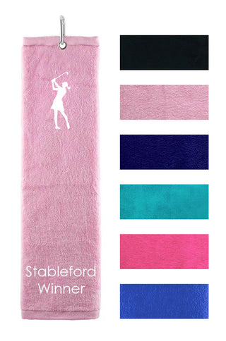 Stableford Winner Tri Fold Golf Towel Prize