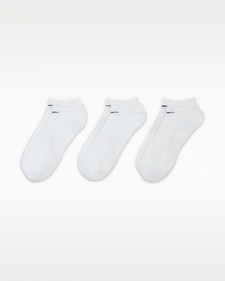 Everyday Cushioned No-Show Trainer Socks (3 Pack) - White