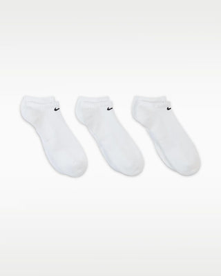 Everyday Cushioned No-Show Trainer Socks (3 Pack) - White