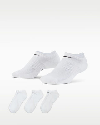 Everyday Cushioned No-Show Trainer Socks (3 Pack) - White