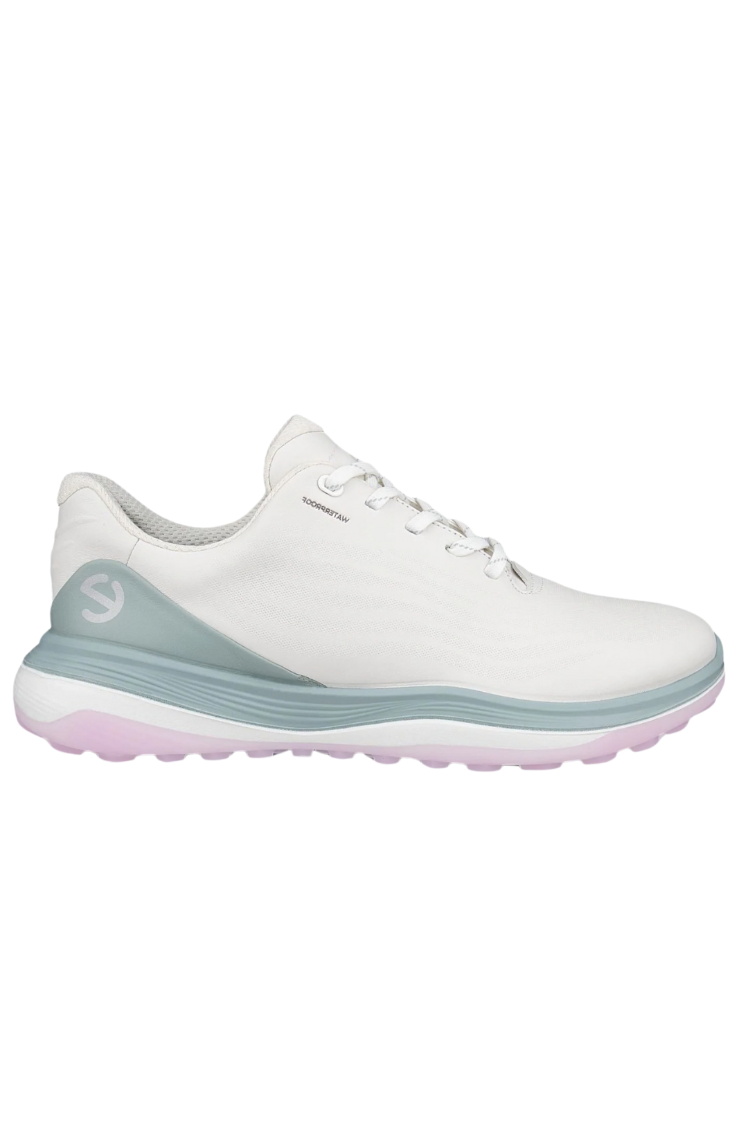 ECCO Golf LT1 Spikeless Ladies Golf Shoes - White Ice Flower