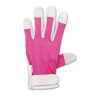 Surprizeshop Cabretta Leather Tan Through Ladies Golf Glove - Pink