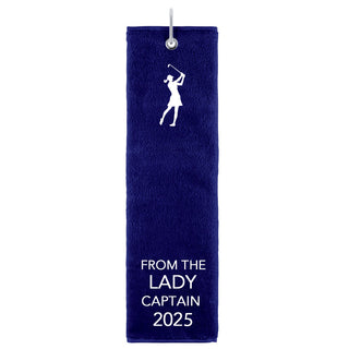 From the Lady Captain 2025 Tri Fold Golf Towel