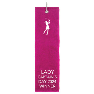 Lady Captain's Day 2024 Winner Tri Fold Golf Towel