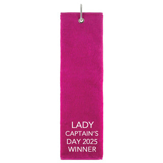 Lady Captain's Day 2025 Winner Tri Fold Golf Towel